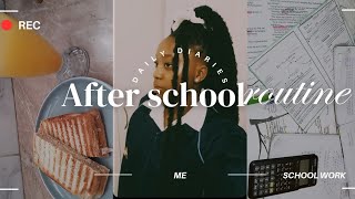 daily diaries Ep2after school routine💋south african youtuber🇿🇦 [upl. by Nevek]