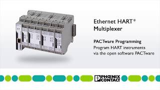 PACTware programming for the Ethernet HART Multiplexer [upl. by Ahtekal503]