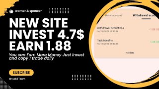 New Earning site Review 2024 How to make 10 Online daily  Today free Earning work at home [upl. by Iyre]