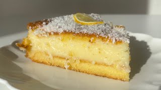 Gâteau coco citron  Hyper facile et rapide  Maison serir [upl. by Schreibe581]