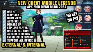 CHEAT ML TERBARU 2024 MOD MENU UNLOCK ALL SKIN MOBILE LEGENDS FULL FEATURE GRATIS NO PASSWORD [upl. by Fransis]