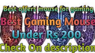 MFTEK Tag 1 2000 dpi LED Backlit Wired Gaming Mouse with Unbreakable ABS Body Black Best mouse [upl. by Wurster]