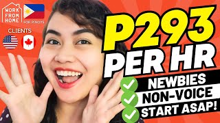 Start ASAP 5hr Salary for No Experience  NonVoice Online Job  Work From Home for Pinoys [upl. by Bull]