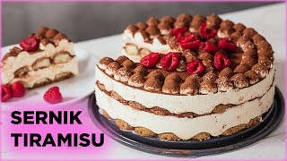 Przepis na SERNIK TIRAMISU bez pieczenia Najlepszy na świecie  Sugarlady [upl. by Berget511]