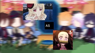 Diabolik Lovers react to Yui as Nezuko AU [upl. by Prader858]