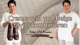 Cremeweiß und Beige  OutfitInspiration [upl. by Ecirtap32]