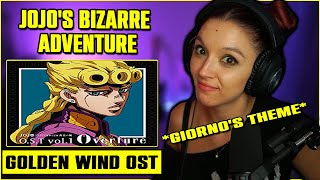 JoJos Bizarre Adventure Golden Wind OST  Giornos Theme  First Time Reaction [upl. by Pepin657]