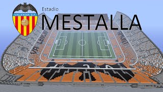 Estadio Mestalla Minecraft [upl. by Pamela]