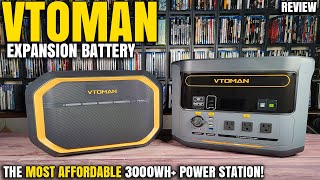 The Most Affordable 3096wh Power Station VTOMAN FlashSpeed 1500  Expansion Battery Review [upl. by Wartow]