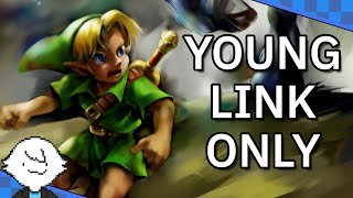 Can You Beat The Legend of Zelda Ocarina of Time With Only Young Link [upl. by Lleret]