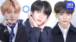 2018 SBS 가요대전 레드 카펫 포토타임 방탄소년단  SBS Music Awards Red Carpet Photo Time BTS [upl. by Mitch]