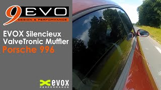 9EVO  EVOX Silencieux ValveTronic Porsche 996 [upl. by Ruth]