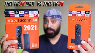 Fire TV Stick 4K Max 2021 ⚡️ REVIEW amp COMPARISON with Fire TV 4K 🔥 Which one should you Buy [upl. by Ecenaj324]