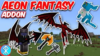 AEON FANTASY Addon  BedrockMCPEXbox Minecraft [upl. by Turnbull]