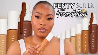 NEW FENTY BEAUTY SOFT’LIT LUMINOUS FOUNDATION REVIEW amp WEAR TEST 2024 [upl. by Sonaj]