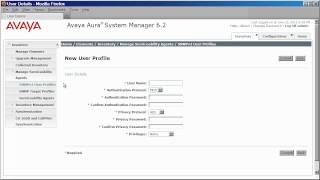 Configuring System ManagerSession Manager 62 to send SNMPv3 Traps to the System Manager UI [upl. by Suiramed535]