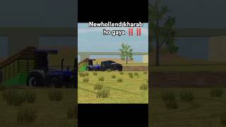 new holland kharab ho gaya thar ne khincha swaraj ne trolley nikali viral shorts badshahi song [upl. by Gaulin]