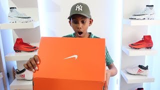 UNBOXING MY MOST EXPENSIVE PAIR OF FOOTBALL BOOTS  CLEATS  KAILEM [upl. by Charlie]