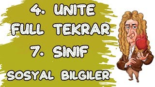 7 SINIF 4 ÜNİTE FULL TEKRAR  BİLİM TEKNOLOJİ VE TOPLUM [upl. by Etsirk]