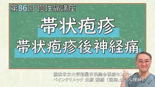 第86回 帯状疱疹・帯状疱疹後神経痛 [upl. by Phipps]