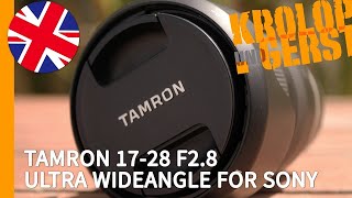 Tamron 1728mm f28  new wideangle must have lens for Sony EMount 📷 KrolopampGerst [upl. by Anyala]