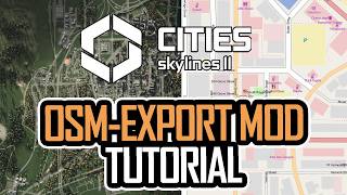 Realistic City Map Tutorial  Cities Skylines 2  Using OSM Export Mod [upl. by Erdnaed]