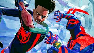 Top 3 Fight Scenes From SpiderMan Across the SpiderVerse [upl. by Yart926]