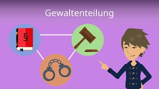 Gewaltenteilung Das Wichtigste  Studyflix [upl. by Nadbus]