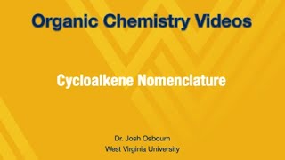 Cycloalkene Nomenclature [upl. by Bryant]