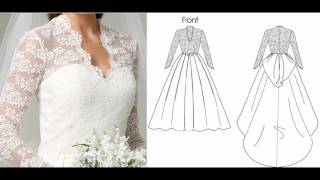 Mejores vestidos de boda patrones [upl. by Aneelahs823]