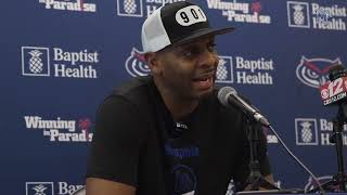 Mens Basketball Penny Hardaway Press ConferenceMarch 9 2024 [upl. by Robillard]