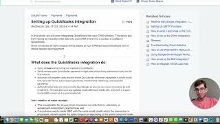 Quickbooks integration in Go High Level [upl. by Niwde828]