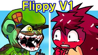 Friday Night Funkin VS Flippy Flipped Out V1 FULL WEEK  Cutscenes FNF Mod Happy Tree Friends [upl. by Ilarrold]