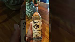 TITOS VODKA TitosVodkaFoodPairingVodkaLoversCocktailIdeasTitosHandmade [upl. by Ruzich]