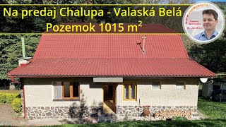 Na predaj Chalupa  Valaská Belá  pozemok 1015 m2 [upl. by Shae]