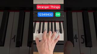 Stranger Things Theme piano pianotutorial pianolessons cordonbleuoff [upl. by Corena656]