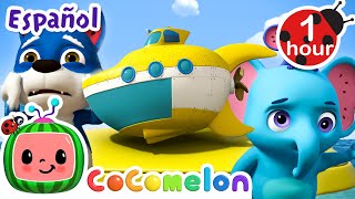 ¡Submarino  CoComelon y los animales 🍉 Dibujos animados para niños [upl. by Ehrlich270]