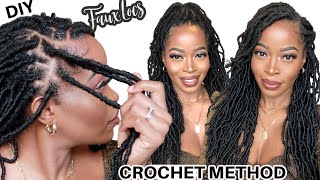 Crochet Faux Locs are the BEST No Wrapping No Rubber bands Natural Born Locs ft Janet Collection [upl. by Daryle]