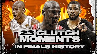 The 23 Most Clutch Moments in NBA Finals History [upl. by Akem915]