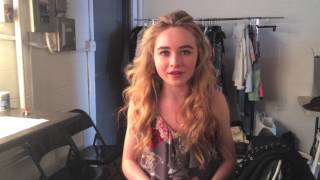 EXCLUSIVE Sabrina Carpenter Spills on Girl Meets World [upl. by Apur]