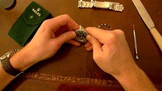 How to change the bezel insert on your Rolex Submariner [upl. by Nodnalb795]