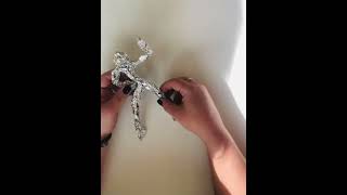 How To Make a Tin Foil Gesture Sculpture [upl. by Yltsew]