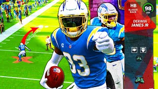 DERWIN JAMES BUT AT RUNNING BACK MADDEN 22 ULTIMATE TEAM GAMEPLAY [upl. by Jeb]