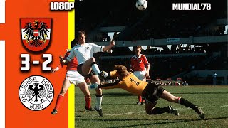 West Germany vs Austria 2  3 Second Round Exclusive World Cup 78 HD [upl. by Leese465]