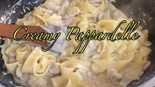 Creamy Chicken Pappardelle with Mushroom My Own Versionsimplygee1021 [upl. by Marabel]