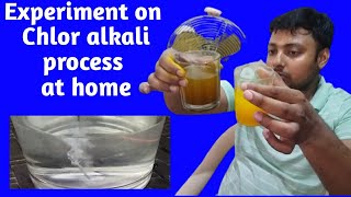 Chlor alkali process  chlor alkali process experiment scienceactivity science [upl. by Natsud417]