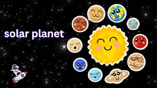 solar planet song kids song learning solar planet solar system video8 solar planet [upl. by Blus]