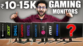 I Tested 10 Gaming Monitors Under Rs15000 [upl. by Garlaand139]