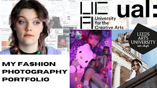 my accepted photography portfolio UAL UCA Leeds Salford my tips and advice [upl. by Halfon]