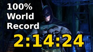 Former WR Batman Arkham Asylum Speedrun 100 in 21424 [upl. by Nomzaj79]